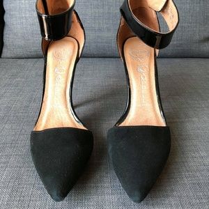 NEW Jeffrey Campbell Solitaire Black Ankle-Strap 7